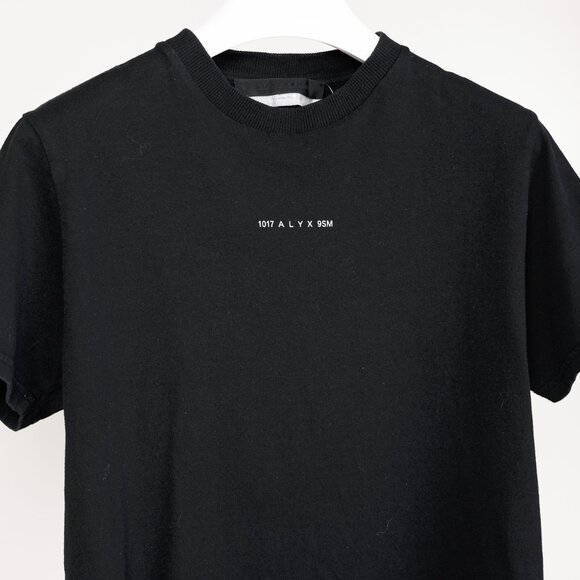1017 ALYX 9SM AW/20 Black Visual "Reality Systems" Short Sleeve T-Shirt - Picture 4 of 11